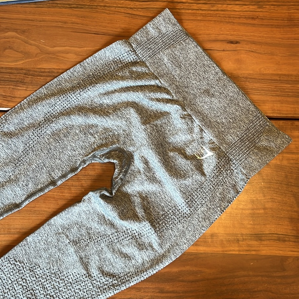 Gymshark Vital Rise Leggings, Smokey Grey Marl (M)
